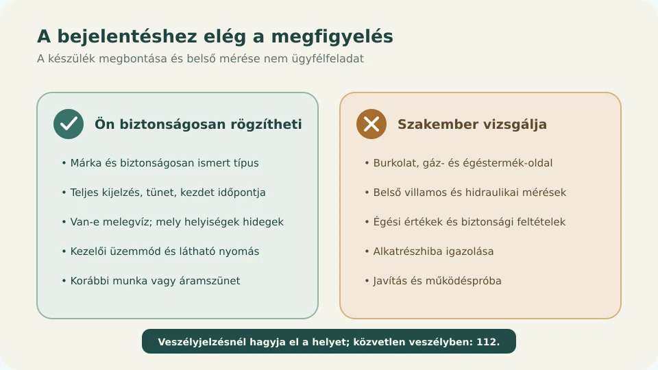 Tulajdonosi megfigyelés és szakemberi vizsgálat elhatárolása